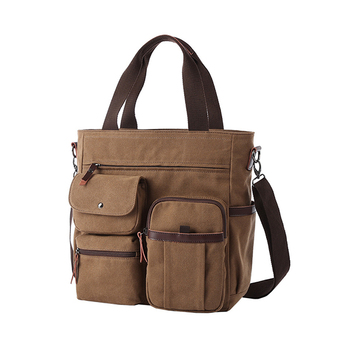 Trends Men's Retro Casual Waterproof Canvas Bag